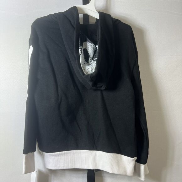 Mad Engine Skeleton Bones Hoodie Sweatshirt Size XS Halloween Built-In Mask NWT - Picture 6 of 7